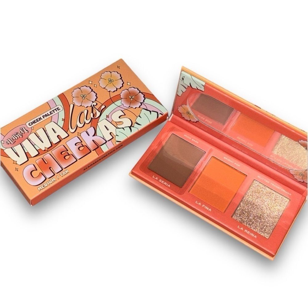 Alamar Cosmetics Viva Las Cheekas Cheek Palette - Medium/Tan